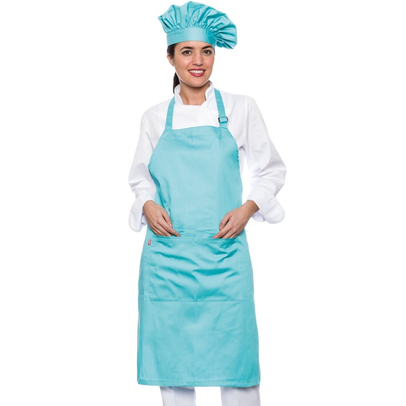 Delantal con Peto Bolsillo
