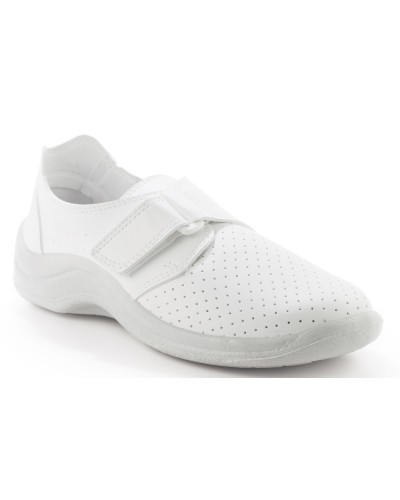 Zapato velcro perforado