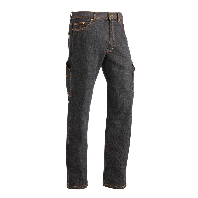 Pantalón Vaquero multibolsillos 97% Alg - 3% Elastano, 400grs/m2