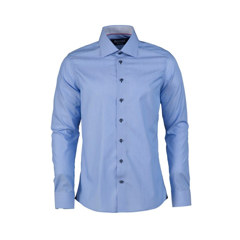Camisa de Rayas Slim 100% Algodón