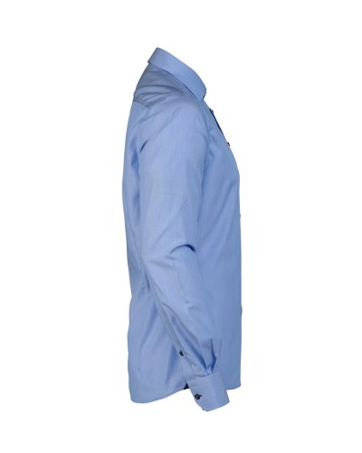 Camisa de Rayas Slim 100% Algodón