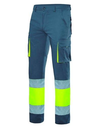 Pantalón Stretch Alta Visibilidad Bicolor