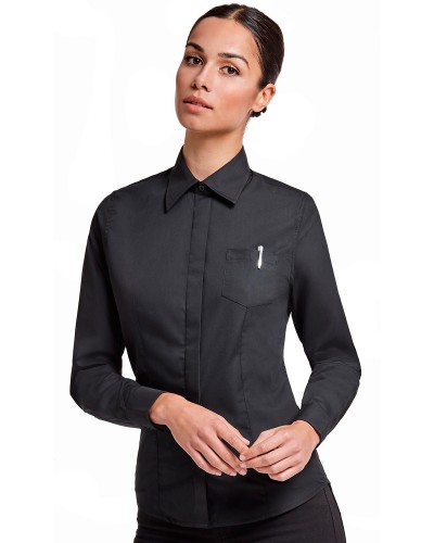 Blusa Entallada Manga Larga