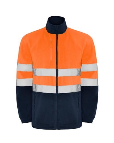 Forro Polar Bicolor Alta Visibilidad. 100% Poliéster. 300 g/m²