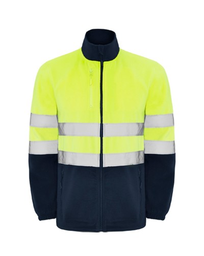 Forro Polar Bicolor Alta Visibilidad. 100% Poliéster. 300 g/m²