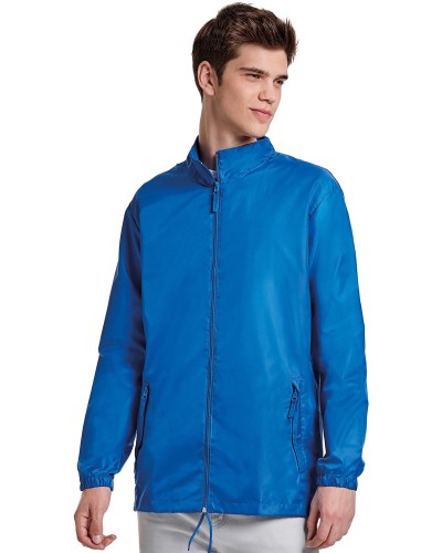 Chubasquero de Cuello Alto con Cremallera Completa. 100% poliéster tafetán , 70 g/m²