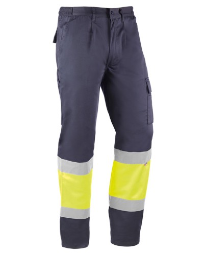 Pantalón Multibolsillos Bicolor