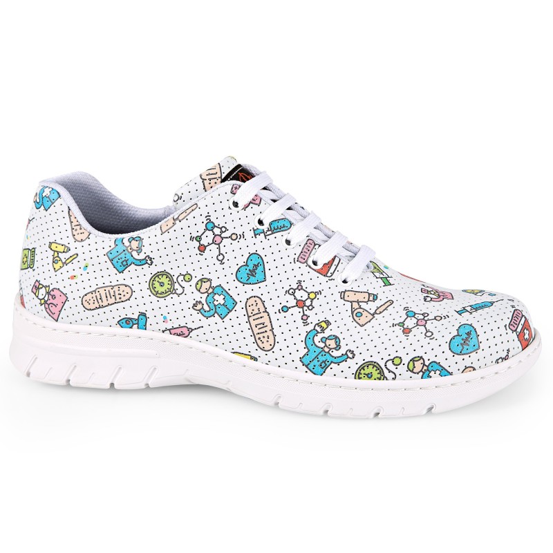 Zapatilla Tipo Blucher SRC+O1+FO Perforado