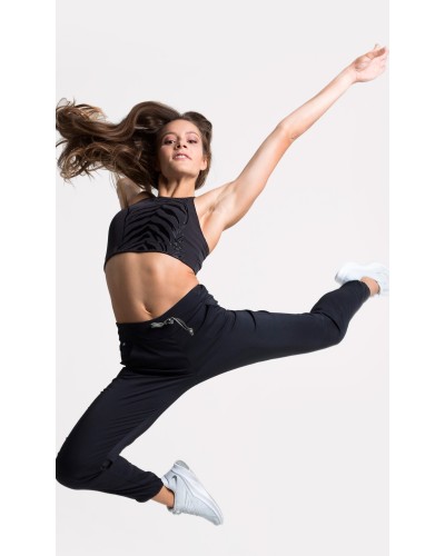 PANTALÓN ELÁSTICO ESTILO DEPORTIVO MUJER