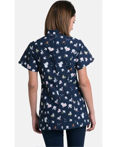 Casaca Estampada Estilo Japonesa 100% Microfibra