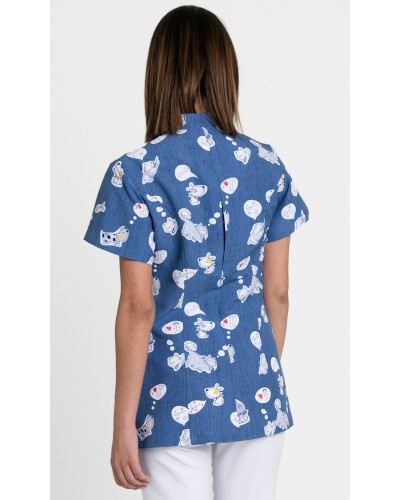 Casaca Estampada Estilo Japonesa 100% Microfibra