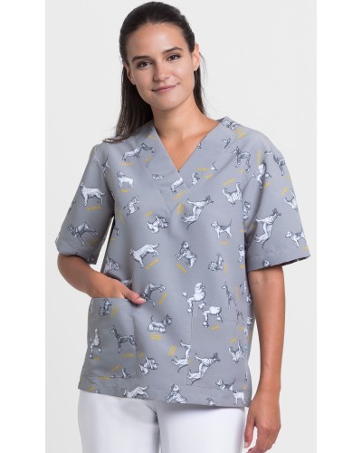 Casaca Unisex Estampada 100% Microfibra