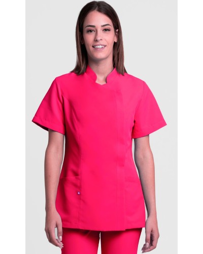 CHAQUETA MUJER MICROFRIBRA ASIMÉTRICA