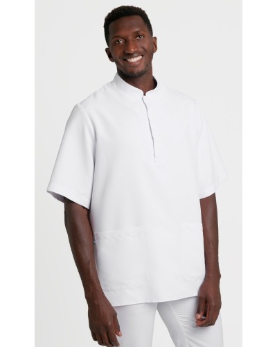 CASACA MICROFIBRA UNISEX CUELLO MAO APTA LIMPIEZA INDUSTRIAL