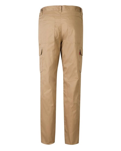 Pantalón multibolsillos, doble costura de seguridad 65% Pol - 35% Alg, 200g/m2