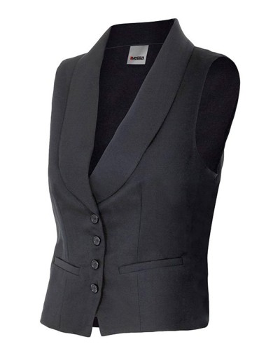 Chaleco Mujer Cuello Tipo Smoking