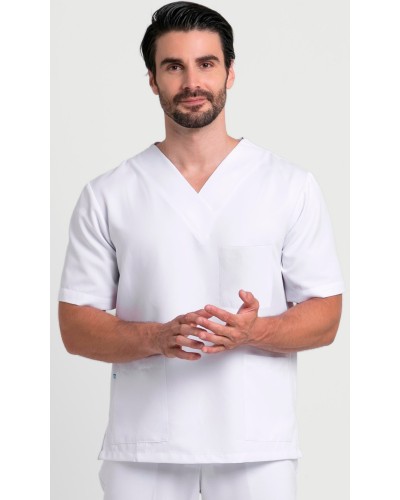 CASACA MICROFIBRA BÁSICA UNISEX CUELLO PICO