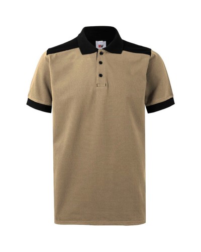 Polo Bicolor Stretch. Piqué 96% Algodón - 4% Elastano. 200gr