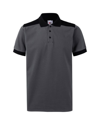 Polo Bicolor Stretch. Piqué 96% Algodón - 4% Elastano. 200gr
