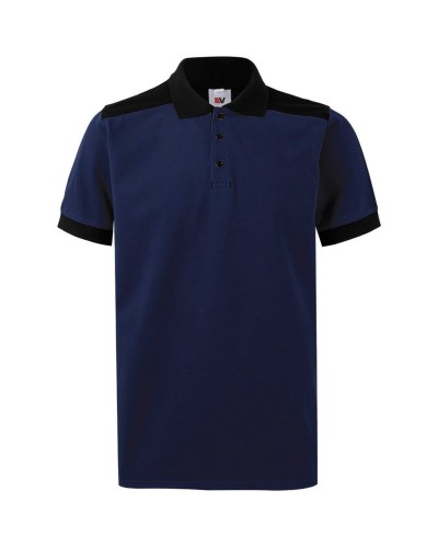Polo Bicolor Stretch. Piqué 96% Algodón - 4% Elastano. 200gr