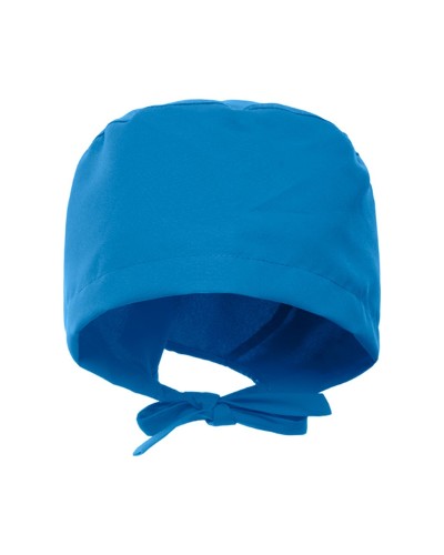 Gorro Sanitario Unisex con Cintas para Ajuste Posterior. 100% Poliéster microfibra, 150 g/m²