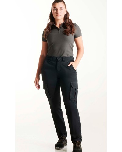 Pantalón Laboral Mujer 65% Pol - 33% Alg - 2% Elas. 250grs/m2
