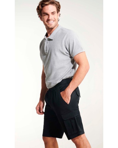 Bermuda Multibolsillos 65% poliéster / 33% algodón / 2% elastano, sarga, 250 g/m²