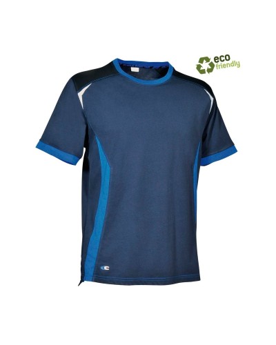 Camiseta 60% Algodón - 40% Poliéster PET Reciclado. 140g/m2