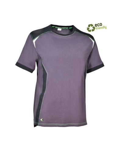 Camiseta 60% Algodón - 40% Poliéster PET Reciclado. 140g/m2