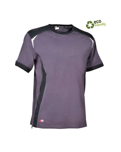 Camiseta 60% Algodón - 40% Poliéster PET Reciclado. 140g/m2