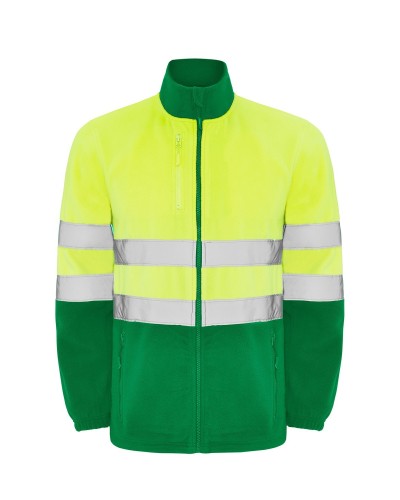 Forro Polar Bicolor Alta Visibilidad. 100% Poliéster. 300 g/m²