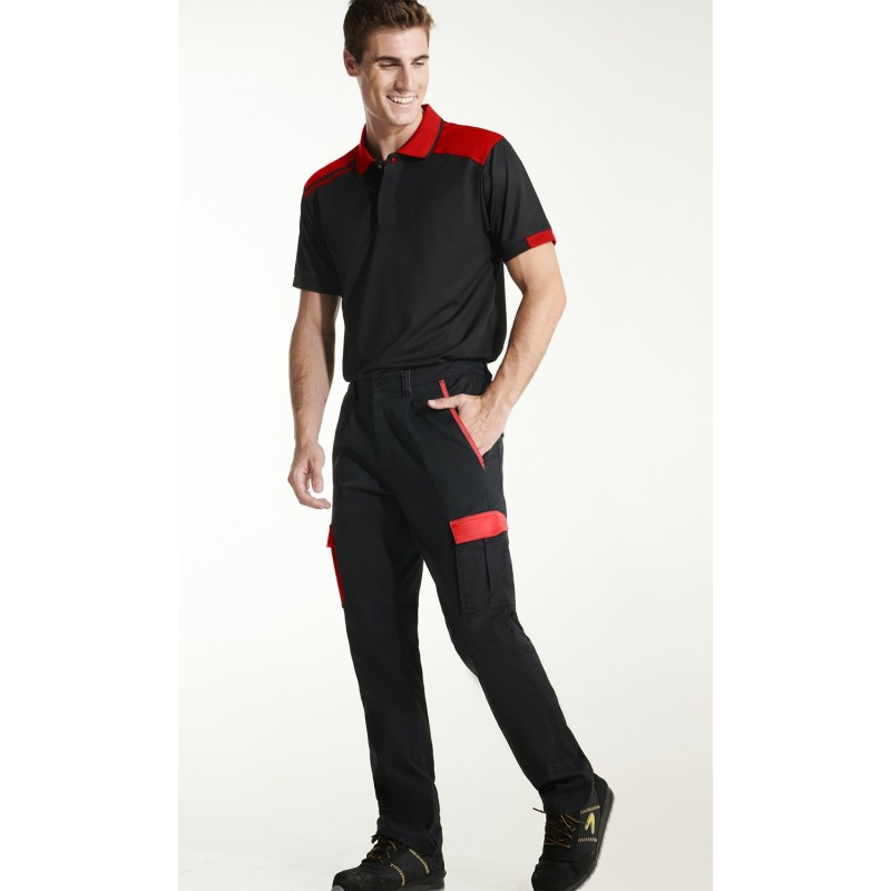 Pantalón Multibolsillos. 65% Poli / 33% Alg / 2% Elas 250 g/m²