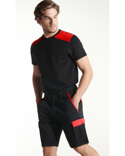Bermuda Multibolsillos 65% poliéster / 33% algodón / 2% elastano, sarga, 250 g/m²