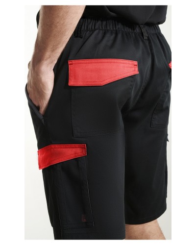 Bermuda Multibolsillos 65% poliéster / 33% algodón / 2% elastano, sarga, 250 g/m²
