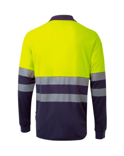 Polo Algodón Bicolor ML RS. 55% Alg. - 55% Poli. 150gr