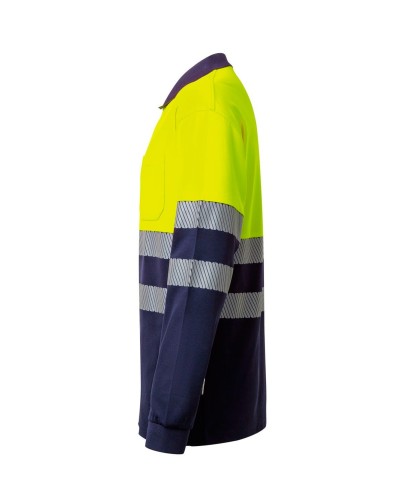 Polo Algodón Bicolor ML RS. 55% Alg. - 55% Poli. 150gr