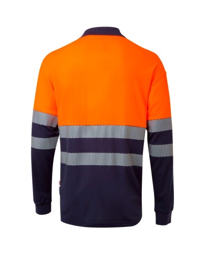 Polo Algodón Bicolor ML RS. 55% Alg. - 55% Poli. 150gr