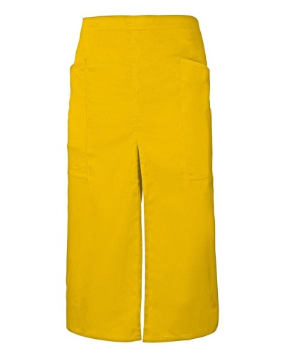Delantal Largo.  Sarga. 65% Poliéster - 35% Algodón. 190 gsm