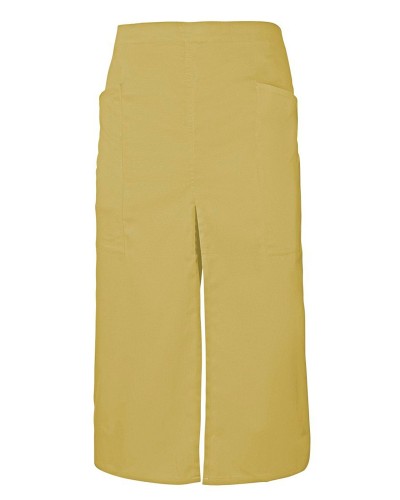 Delantal Largo.  Sarga. 65% Poliéster - 35% Algodón. 190 gsm