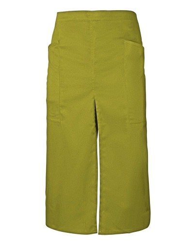 Delantal Largo.  Sarga. 65% Poliéster - 35% Algodón. 190 gsm