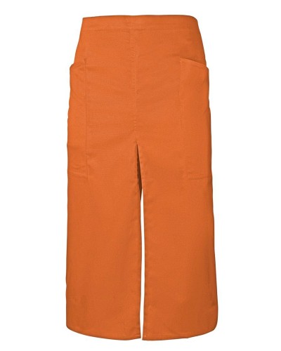 Delantal Largo.  Sarga. 65% Poliéster - 35% Algodón. 190 gsm
