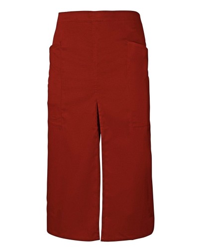 Delantal Largo.  Sarga. 65% Poliéster - 35% Algodón. 190 gsm