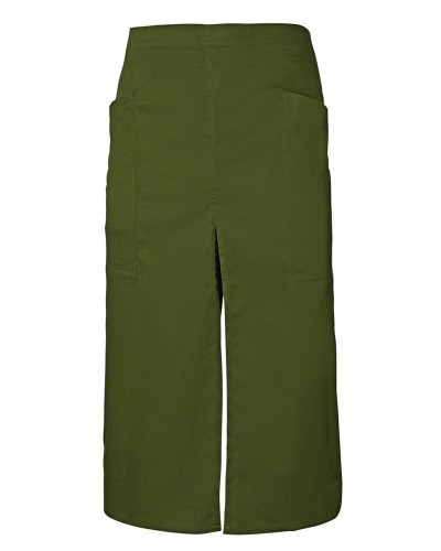Delantal Largo.  Sarga. 65% Poliéster - 35% Algodón. 190 gsm