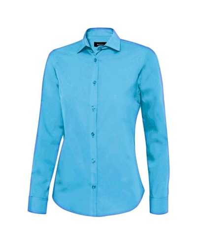 Blusa Cuello Camisero. 65% Pol - 35% Alg