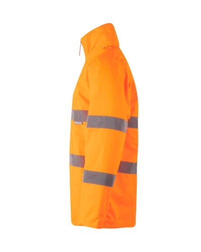Parka Alta Visibilidad. 100% Pol. recubrimiento de PU