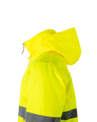 Parka Alta Visibilidad. 100% Pol. recubrimiento de PU