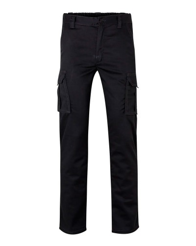 Pantalón Strech Forrado. Stretch: 46% Alg - 38% EME - 16% Pol. 40 gr/m2 - Forro 100% Pol. 185 gr/m2
