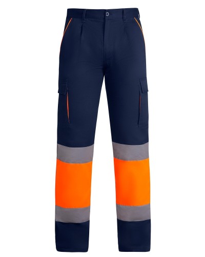 Pantalón Forrado Multibolsillos. Ext. 80% Poli / 20% Alg 235 g/m². Int.100% Pol.185 g/m²