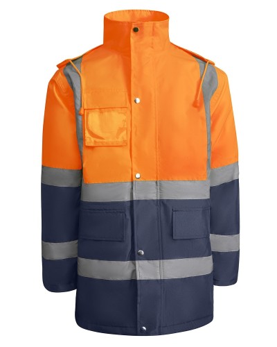 Parka Acolchada Tejido Inpermeable. Ext. 100% Waterproof Pol laminado. Int. 100% Poliéster 365 g/m²