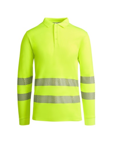 Polo Técnico Alta Visibilidad. 55% Alg./45% Pol. 170 g/m²